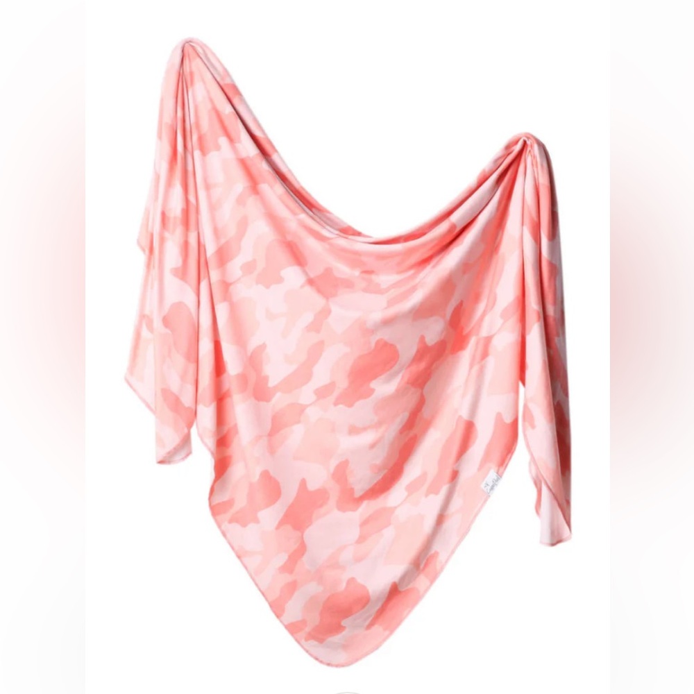 NWT Copper Pearl Baby Girls Swaddle Blanket - Remi - Pink Print - Picture 6 of 6
